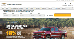 Desktop Screenshot of fenderchevy.com